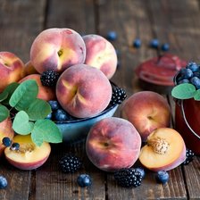 Схема вышивки «Персики»