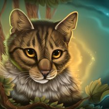 Схема вышивки «Кошечка»