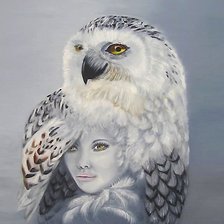 Схема вышивки «Сова»