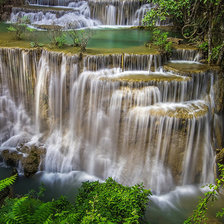 Схема вышивки «Водопад»
