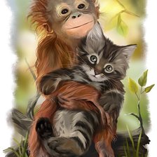 Схема вышивки «Друзья»