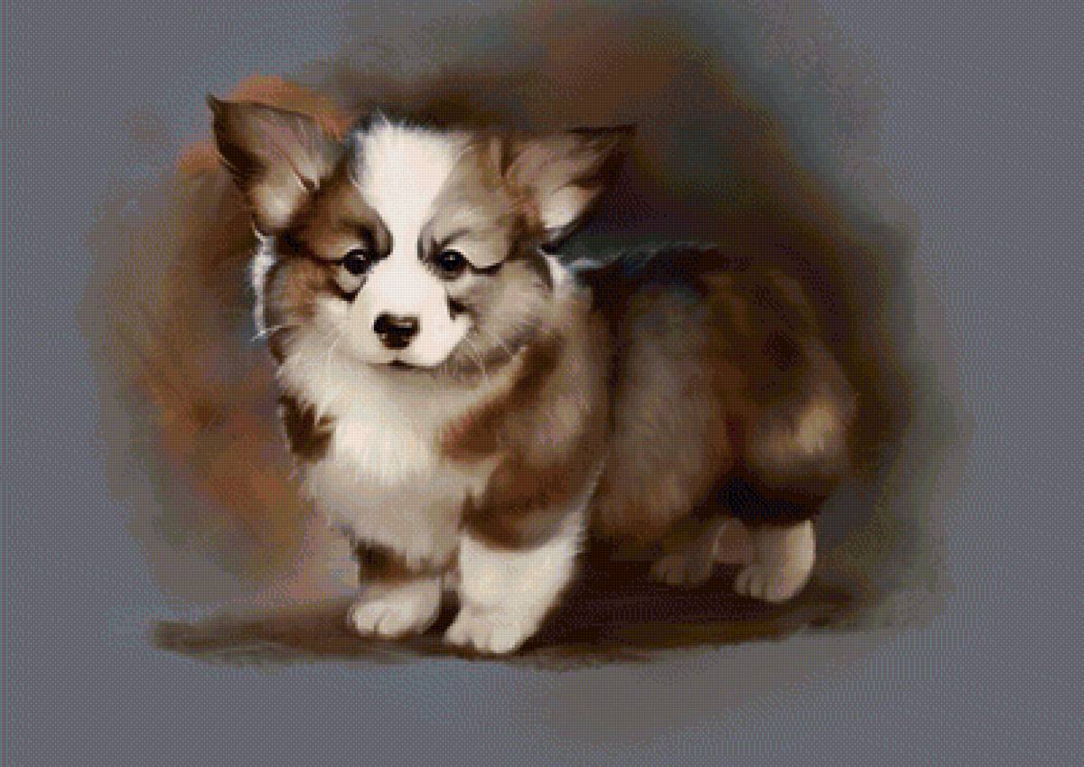 Собачка - собака, животные, собачка, рисунок - предпросмотр