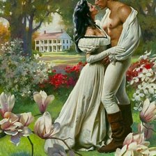 Схема вышивки «Влюбленные»