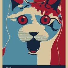 Схема вышивки «OMG CAT»