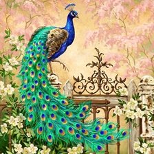 Схема вышивки «Калитка в райский сад»