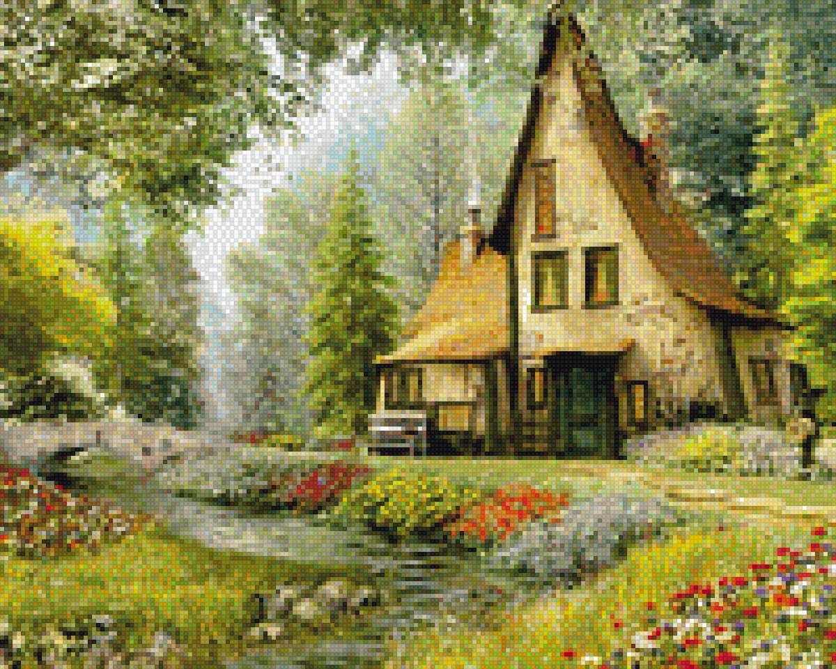 Сказочный домик - дом, природа - предпросмотр