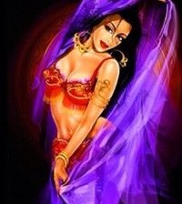 Схема вышивки «Танец живота»