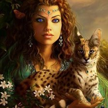 Схема вышивки «маг и барс»