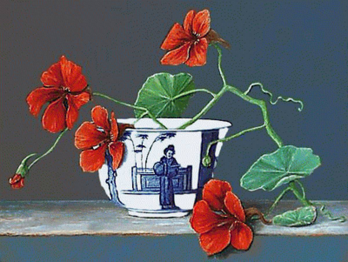 Натюрморт. - натюрморт, живопись., цветы - предпросмотр