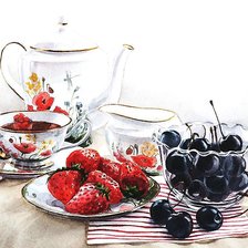 Схема вышивки «акварель»