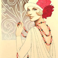 Схема вышивки «женский образ»