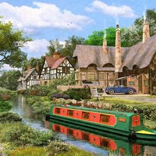 Схема вышивки «Пейзаж»