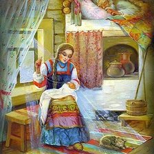 Схема вышивки «Хозяюшка»