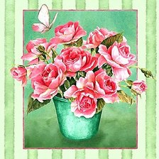 Схема вышивки «цветы»