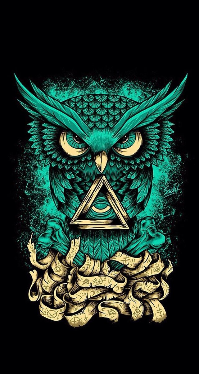 рисунок - сова - оригинал