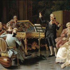 Схема вышивки «Музыка для влюблённых»