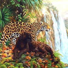 Схема вышивки «мир животных»