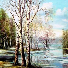 Схема вышивки «Ранняя весна»