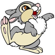 Схема вышивки «зайка»