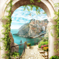 Схема вышивки «У моря»