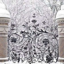 Схема вышивки «зимнее кружево»