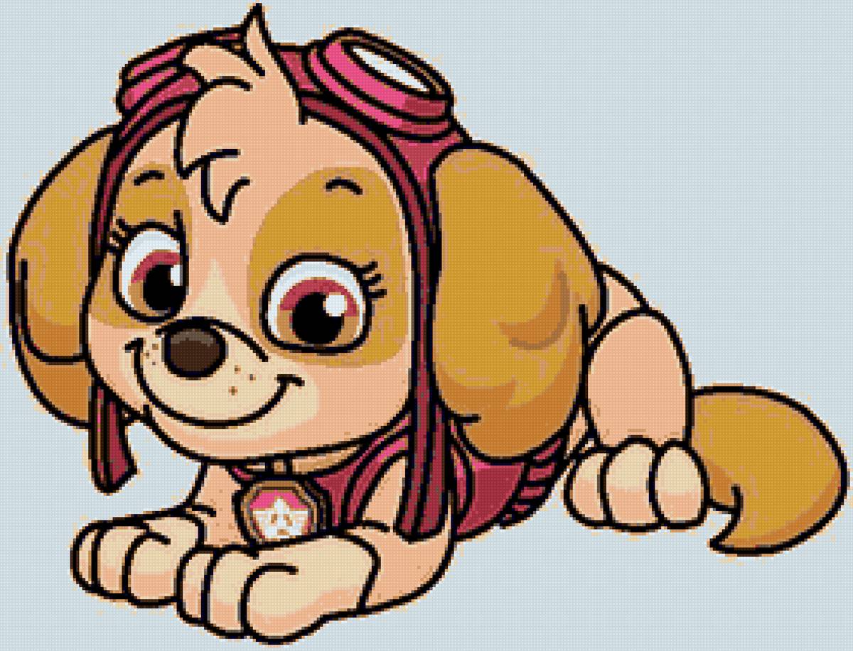 мультяшная собачка - предпросмотр