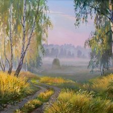 Схема вышивки «Ранне утро /худ. Игорь Прищепа/»