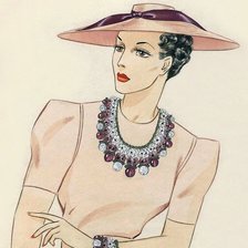 Схема вышивки «MIRIAM HASKELL-ЮВЕЛИРНЫЕ УКРАШЕНИЯ»