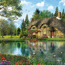 Домик у озера