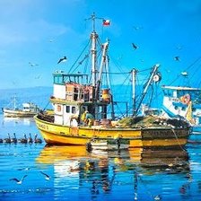 Схема вышивки «баркас»