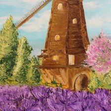 Схема вышивки «мельница»