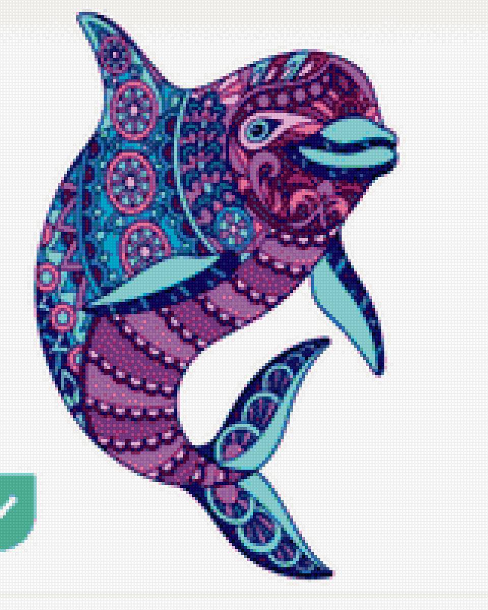 Дельфин Арт - арт - предпросмотр