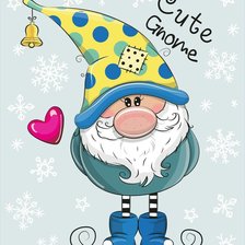 Схема вышивки «гномик»