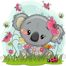 Схема вышивки «на лужайке»