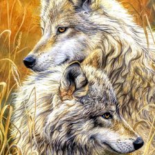 Схема вышивки «Мир животных»