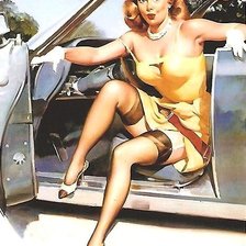 Схема вышивки «ретро»