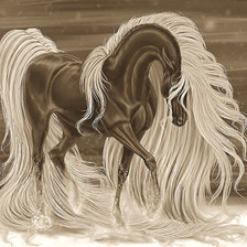 Схема вышивки «Серия "Кони"»