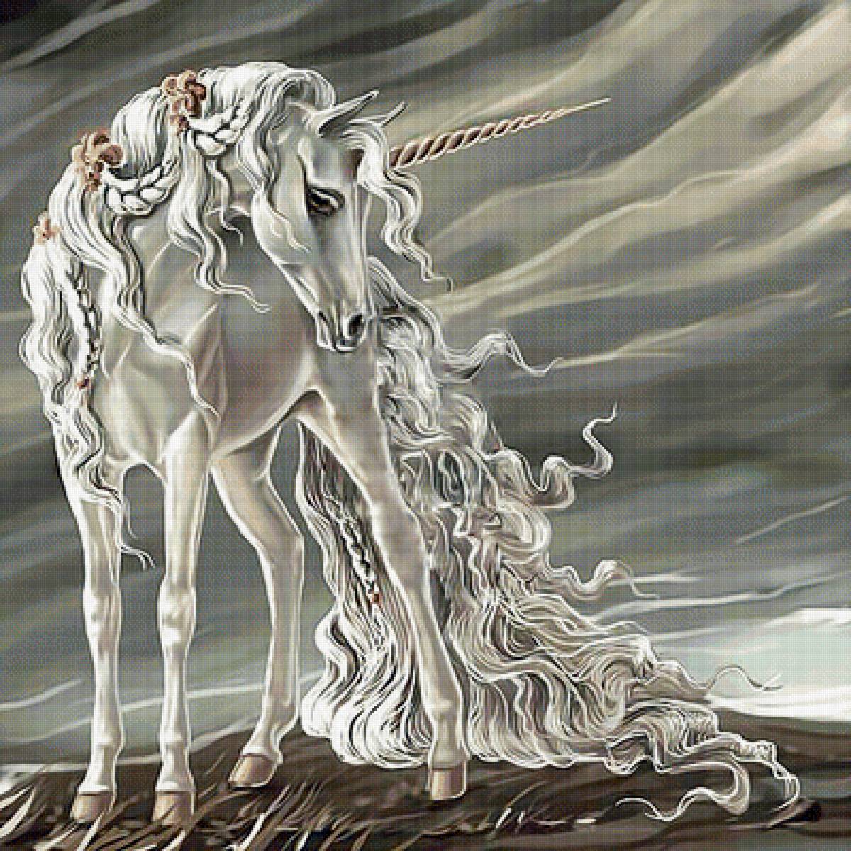 Серия "Единороги". - фэнтези, единорог - предпросмотр