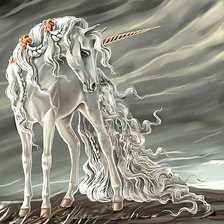 Схема вышивки «Серия "Единороги".»