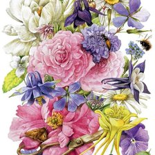 Схема вышивки «kvety»