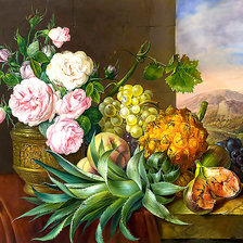 Схема вышивки «Серия "Натюрморты".»