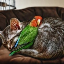 Схема вышивки «Друзья»