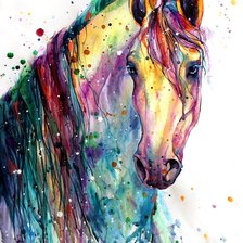 Схема вышивки «Лошадь»