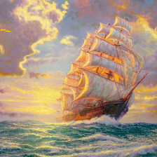 Схема вышивки «На рассвете2»