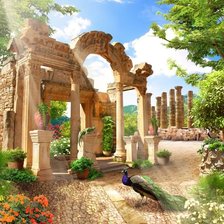 Схема вышивки «Пейзаж»