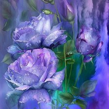 Схема вышивки «Розы»