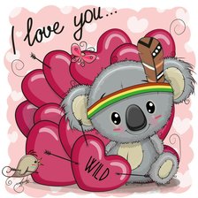 Схема вышивки «сердечки»