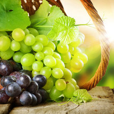 Схема вышивки «Солнечный виноград»