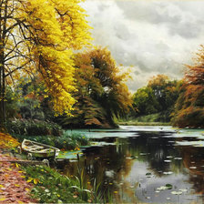 Схема вышивки «Пейзаж.»