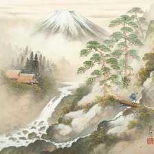 Схема вышивки «Японский пейзаж 5»